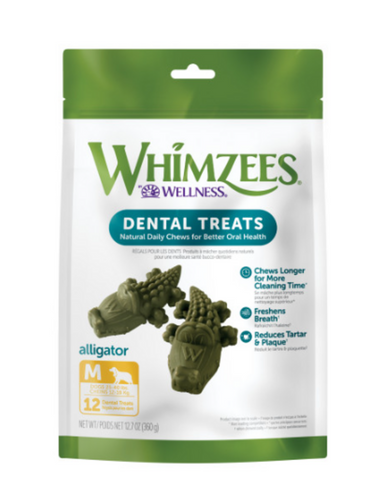 Whimzees Alligator Dental Dog Treats