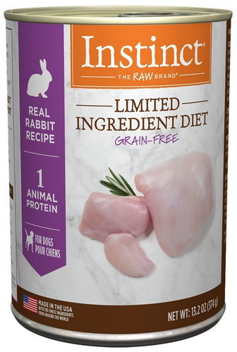 Instinct Grain Free LID Rabbit Canned Dog Food