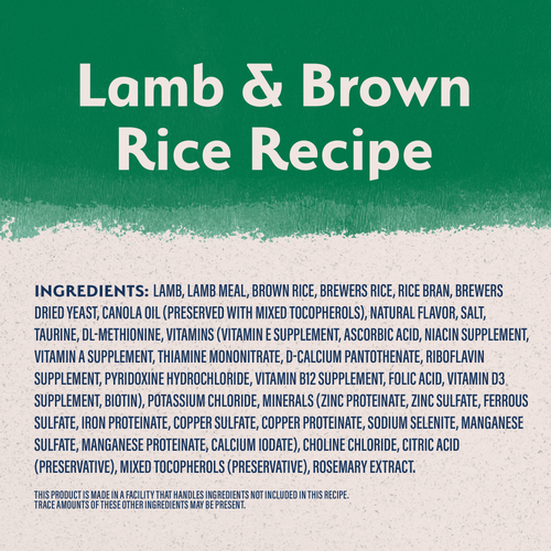 Natural Balance Limited Ingredient Lamb & Brown Rice Recipe Dry Dog Food