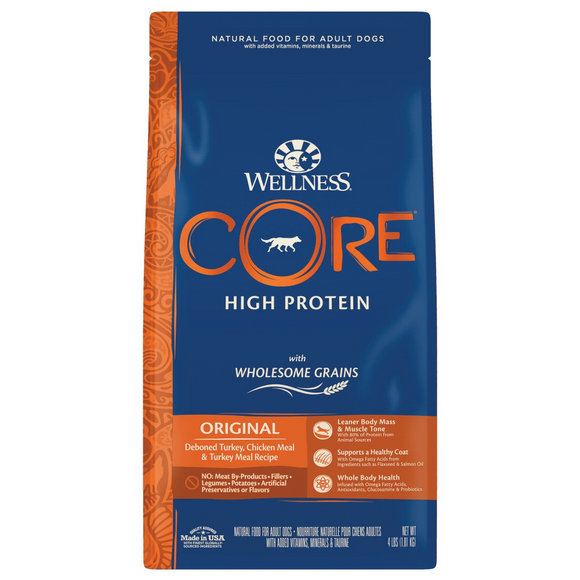 Wellness CORE High Protein Wholesome Grains Original Recipe Dry Dog Food