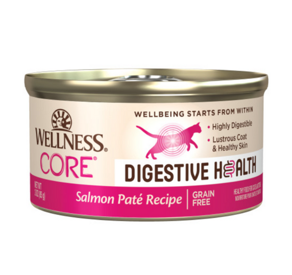 Wellness Core Digestive Health Salmon Pate Recipe Canned Cat Food