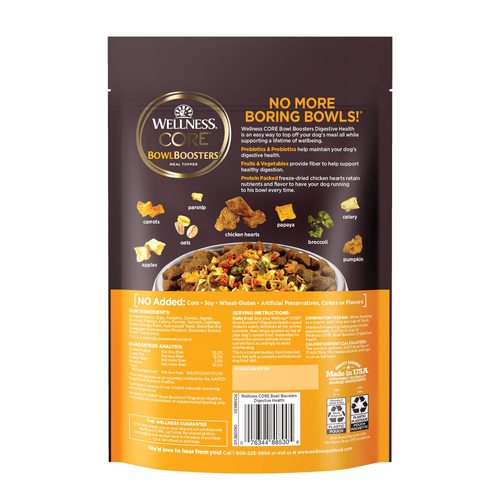 Wellness CORE Bowl Boosters Digestive Health Dry Dog Food Topper