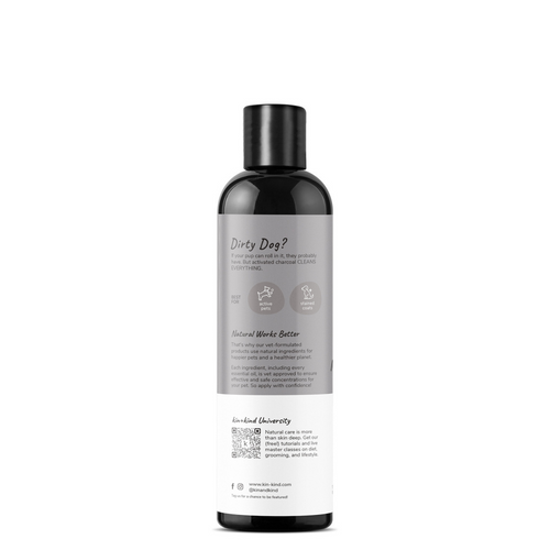 kin+kind Charcoal Deep Clean Natural Patchouli Shampoo for Dogs