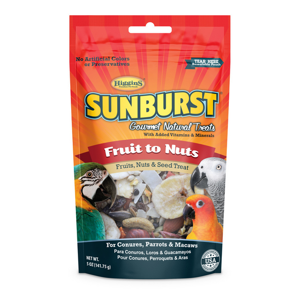 Higgins Sunburst Gourmet Treats Fruit to Nuts