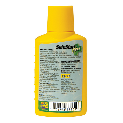 Tetra SafeStart Plus Concentrated Freshwater Aquarium Bacteria