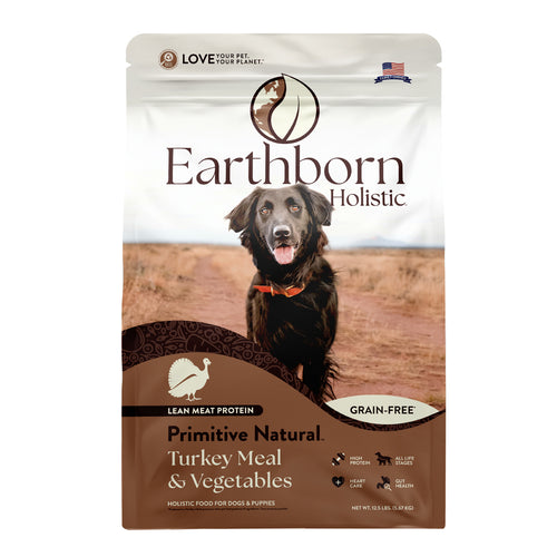 Earthborn Holistic Primitive Natural Turkey Meal & Vegetables Grain Free Dry Dog Food