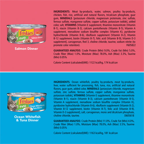 Friskies Seafood Variety Pack Canned Cat Food