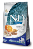 Farmina Ocean N&D Natural & Delicious Medium & Maxi Adult Cod, Spelt, Oats & Orange Dry Dog Food