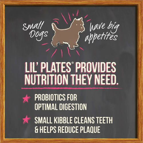 Merrick Lil Plates Small Breed Dog Food Grain Free Real Texas Beef & Sweet Potato Recipe Small Dog Food