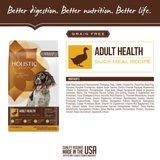 Holistic Select Natural Grain Free Duck Meal Dry Dog Food